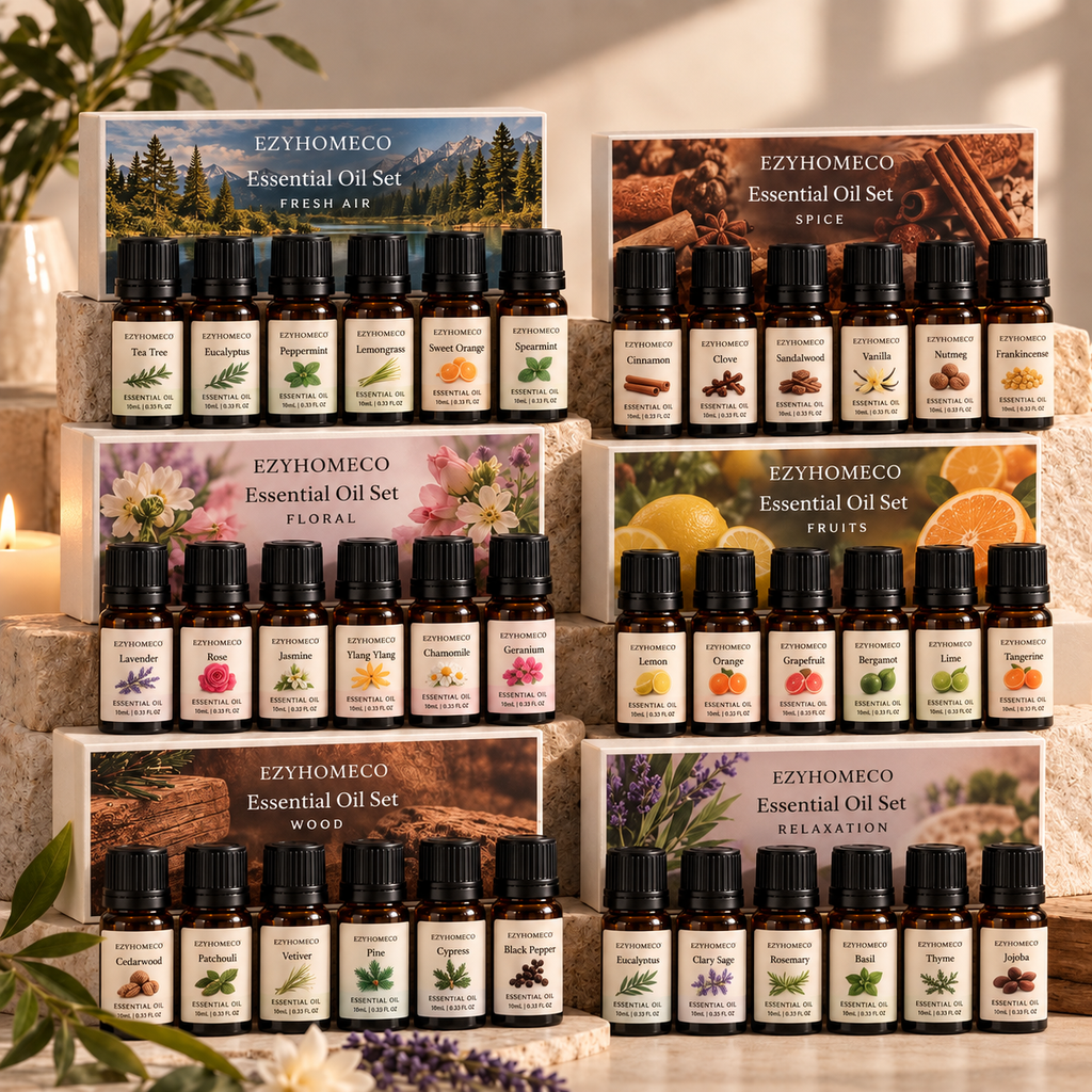 EzyHomeCo Essential Oil Set – 6 Piece
